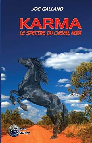 Couverture originale du livre « Karma : Le spectre du cheval noir » de Joe Galland